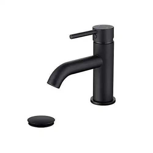 Single Handle Black Bathroom Faucet
