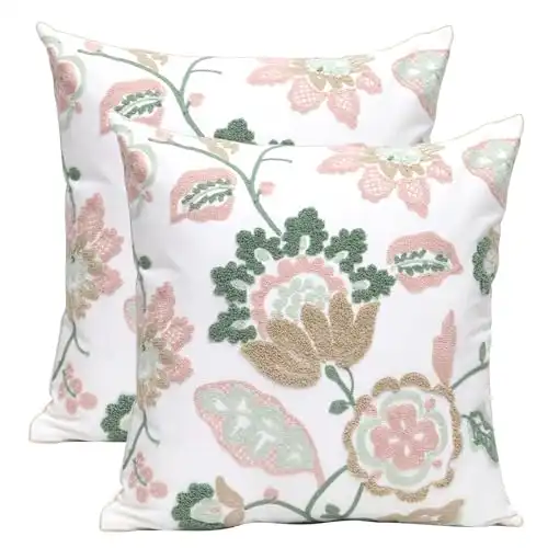 Pilmandu Embroidered Decorative Throw Pillows