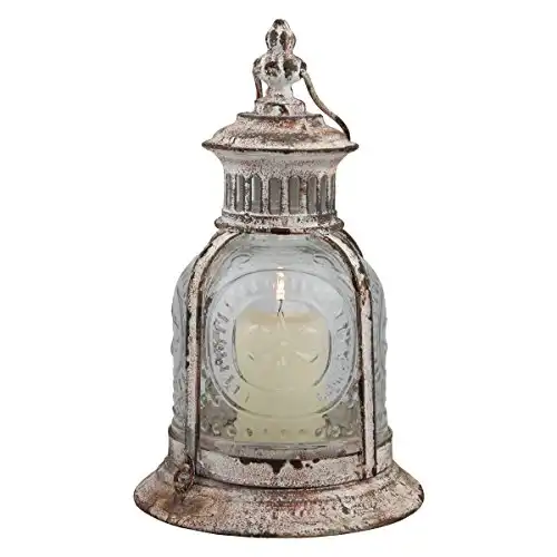Stonebriar Antique Metal Candle Lantern