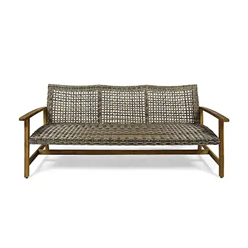 Christopher Knight Home Marcia Outdoor Wood Sofa