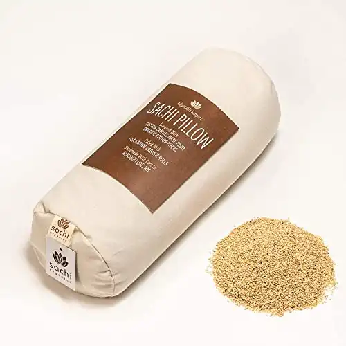Sachi Organics Millet Neck Cylinder Pillow