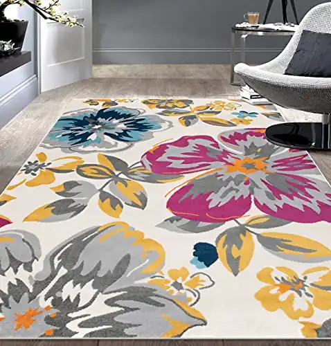 Rugshop Modern Floral Area Rugs