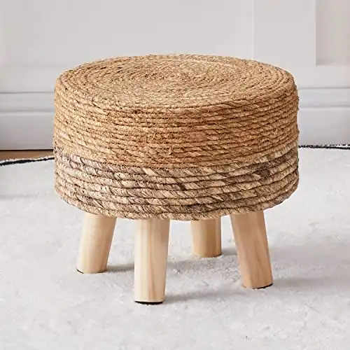 Ottoman Outdoor Sea Grass Stool