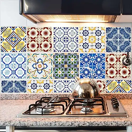 Espana Re-Tile Spanish Ceramics Mosaic Collection with White Background