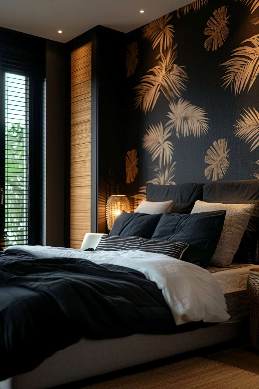 black and neutral bedroom (17)
