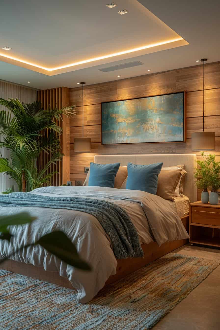 modern luxury bedroom