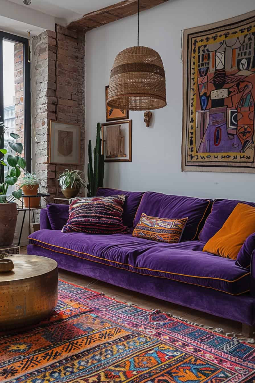 afrohemian living room