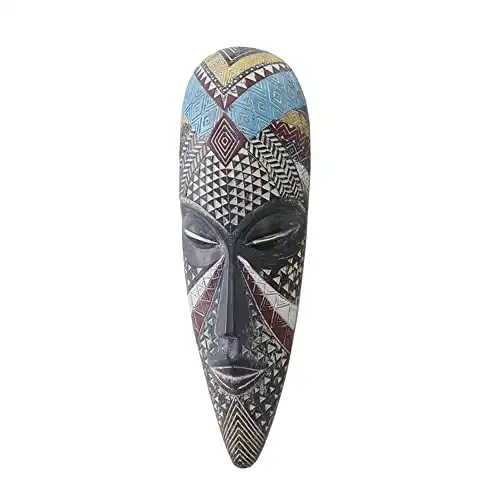 African Mask Wall Sculpture