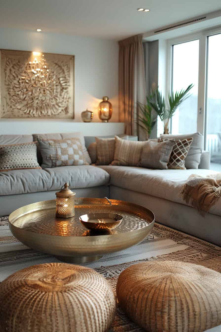 grey sofa living room