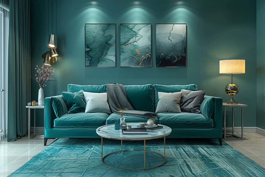 20 Decor tips for Teal Living Rooms – Green Snooze