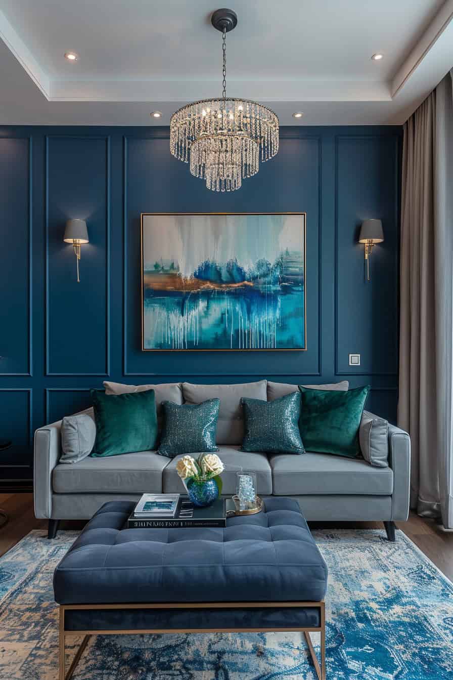 grey sofa living room