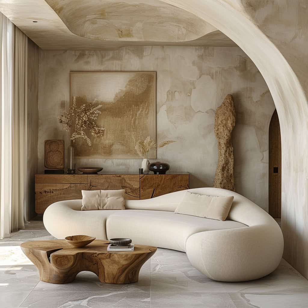 organic modern living room organic modern living room