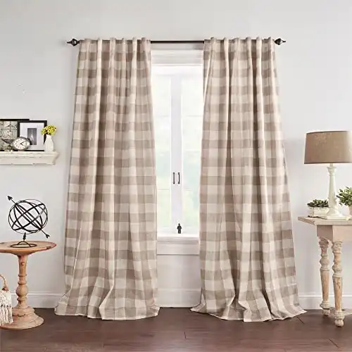 Buffalo-Check Blackout Window Curtain