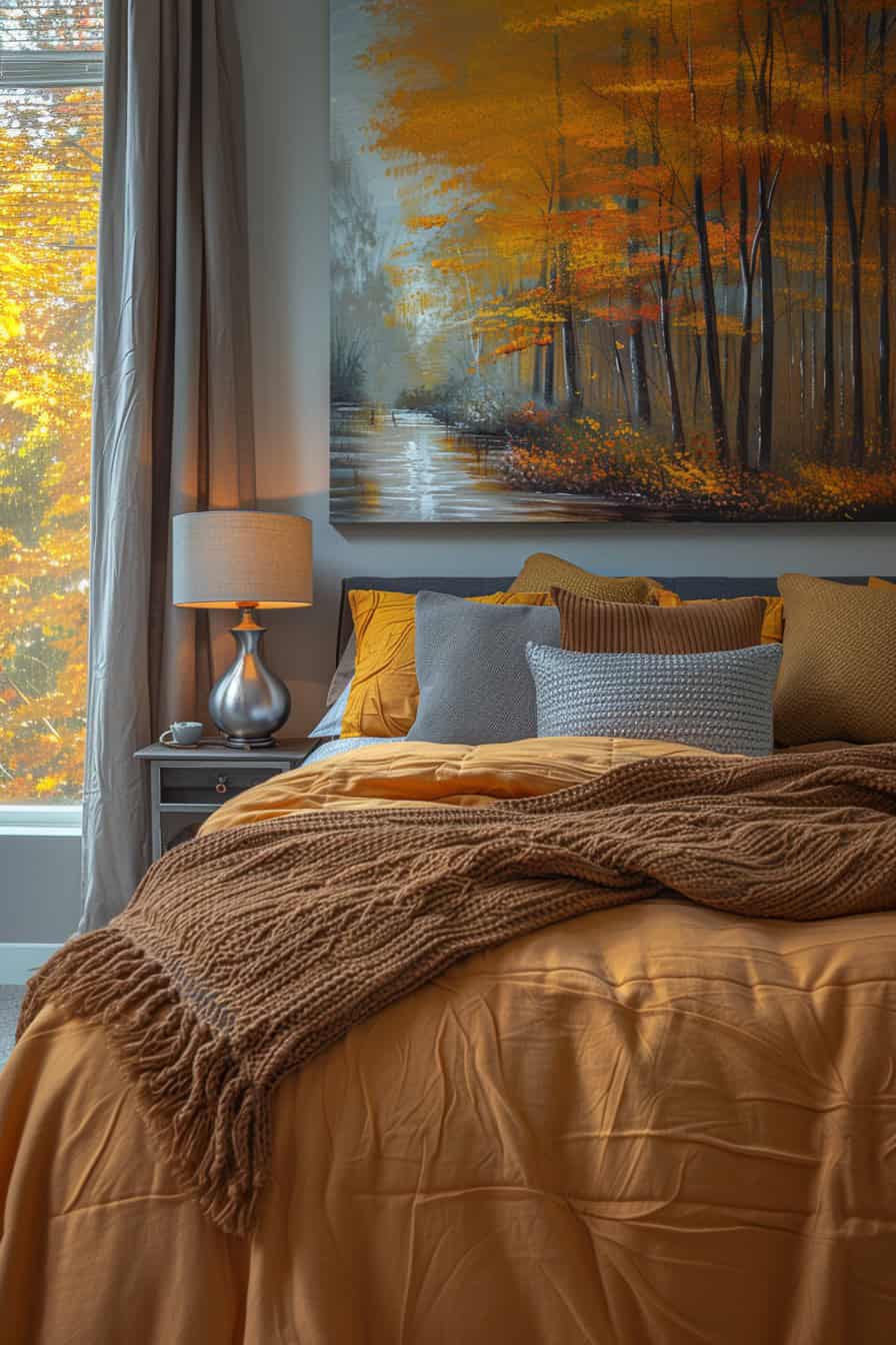 fall bedroom