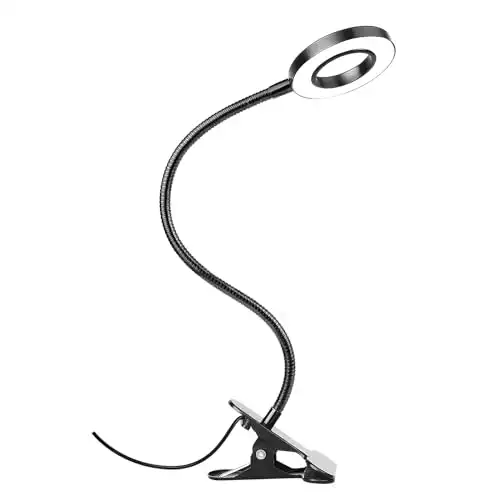 Desk Clip on Lamp for Home Office
