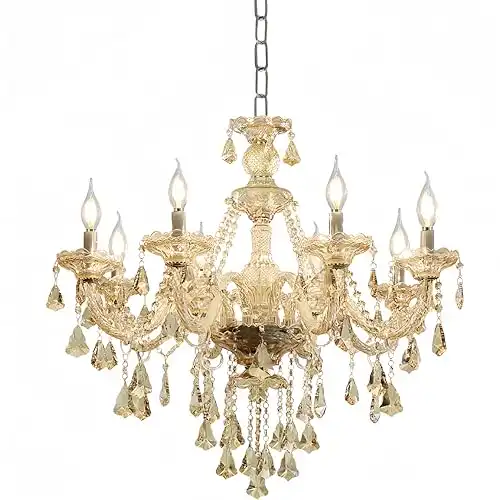 Crystal Chandelier 8 Lights
