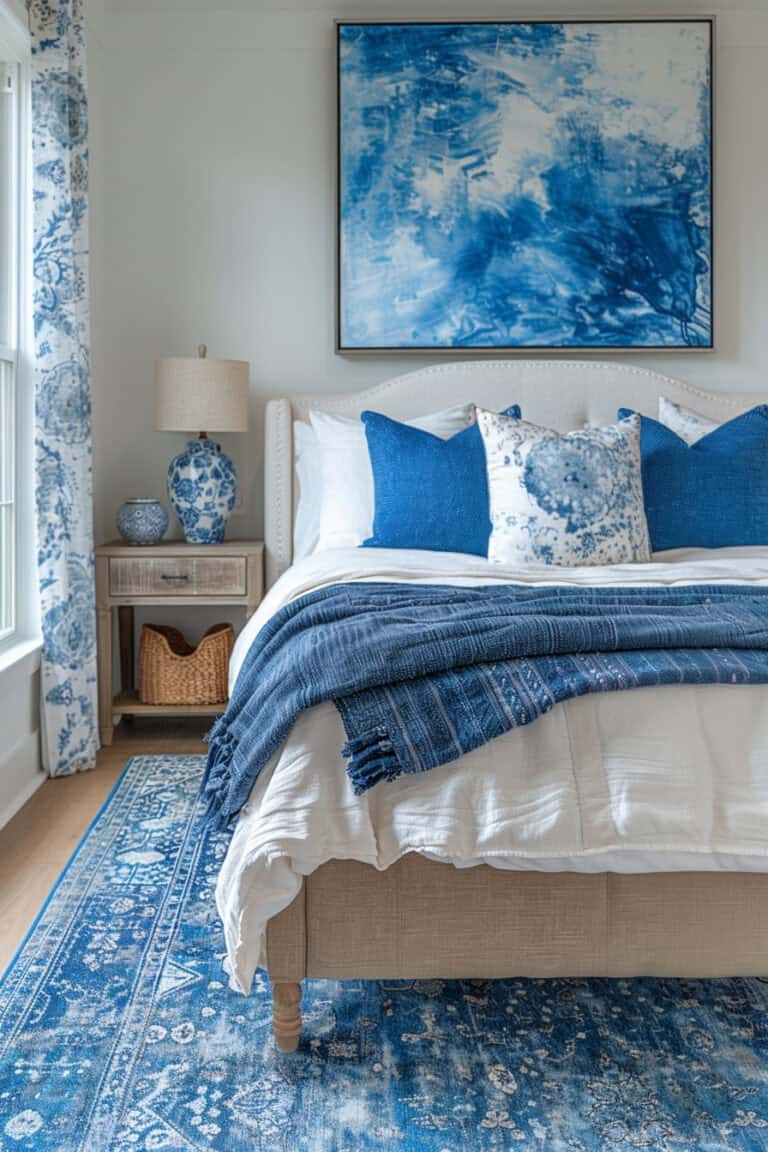 Cream and Blue Bedroom Ideas – Green Snooze