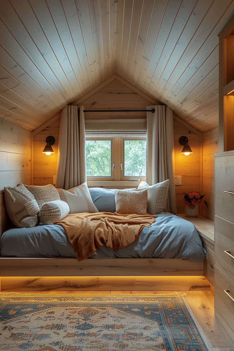 Quarto pequeno do sótão