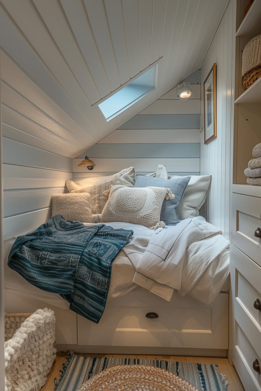 Quarto pequeno do sótão