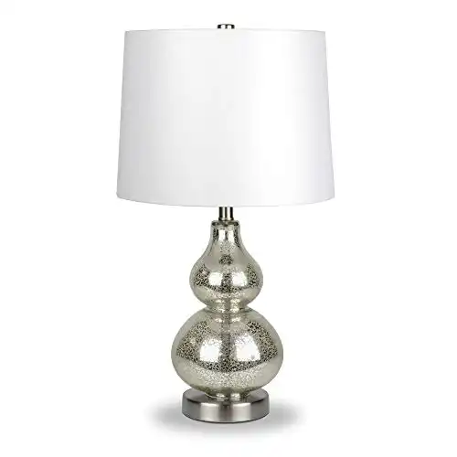 Tall Petite Table Lamp with Fabric Shade