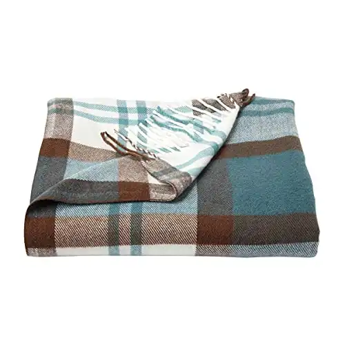Lavish Home Bristol Plaid Soft Blanket