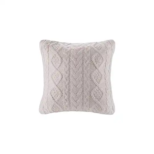 Knit Throw Pillow Cover