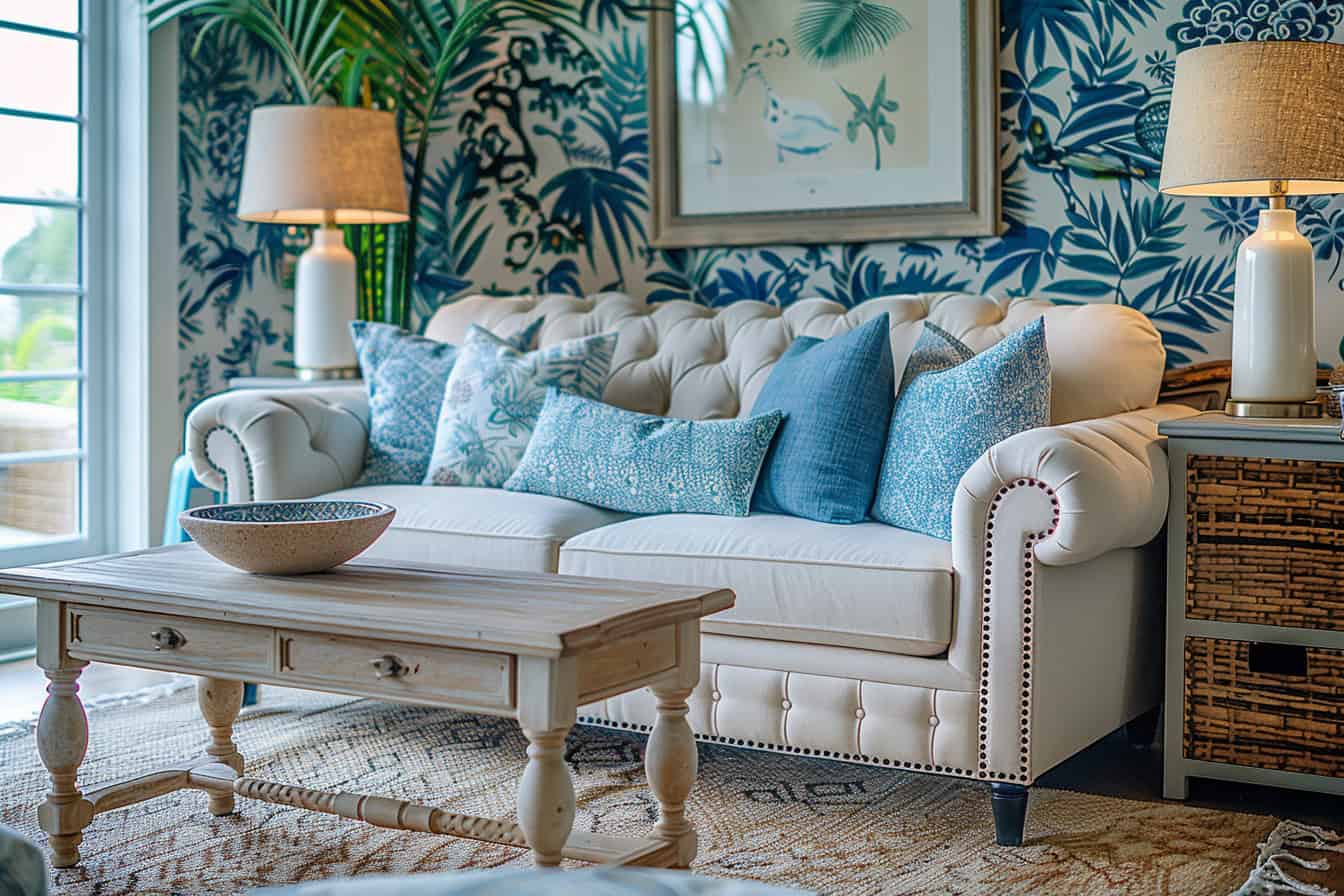 chic tropical home decor