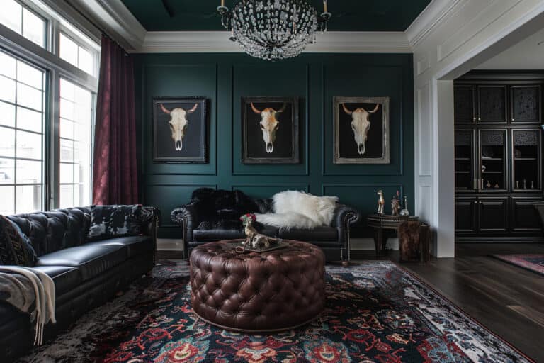Top 20 Western Gothic Living Room Decor Ideas