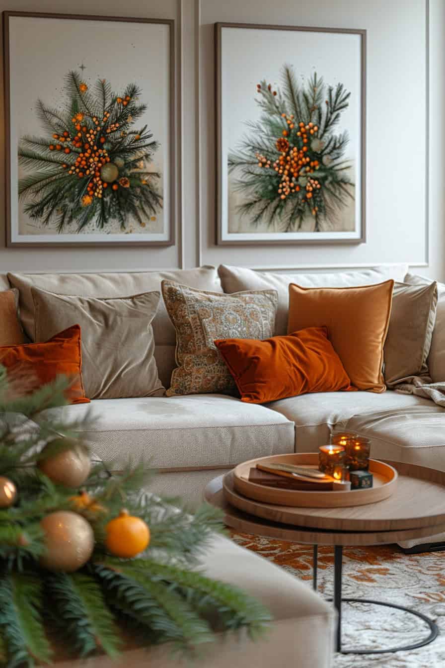 Decoração de Natal Sala de estar (2)