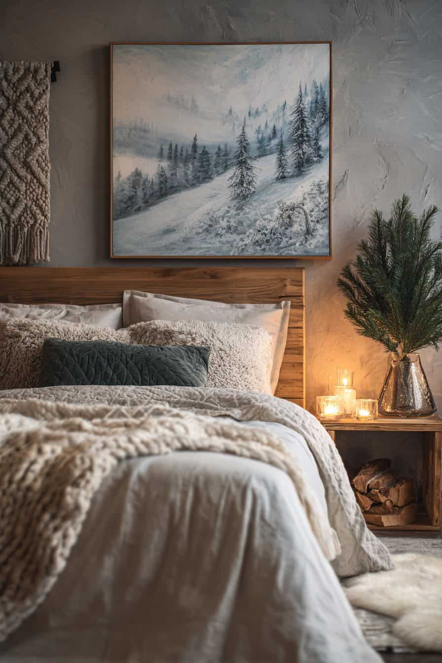 winter bedroom 