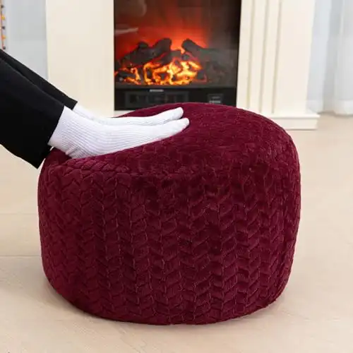 Stuffed Pouf Ottoman