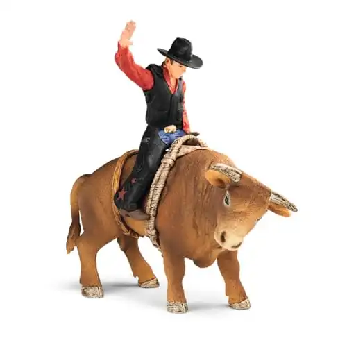 Schleich Farm World Cowboy Bull Riding