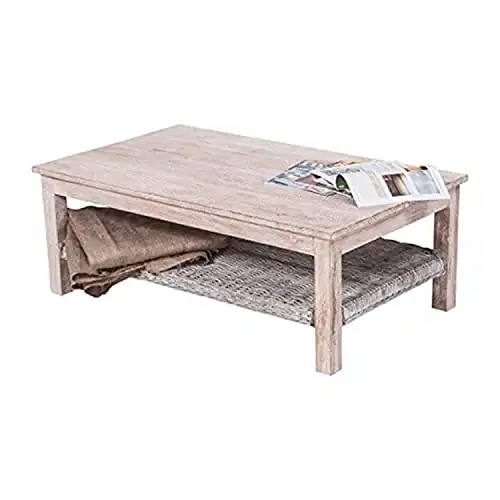 Minerva Rattan Coffee Table