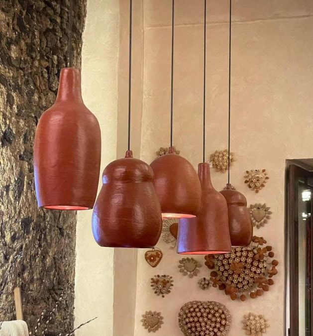 Clay Pendant Lamp
