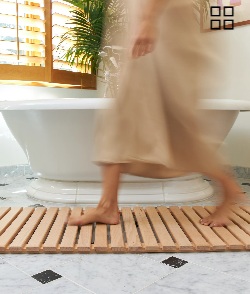 Wooden Bath Mat