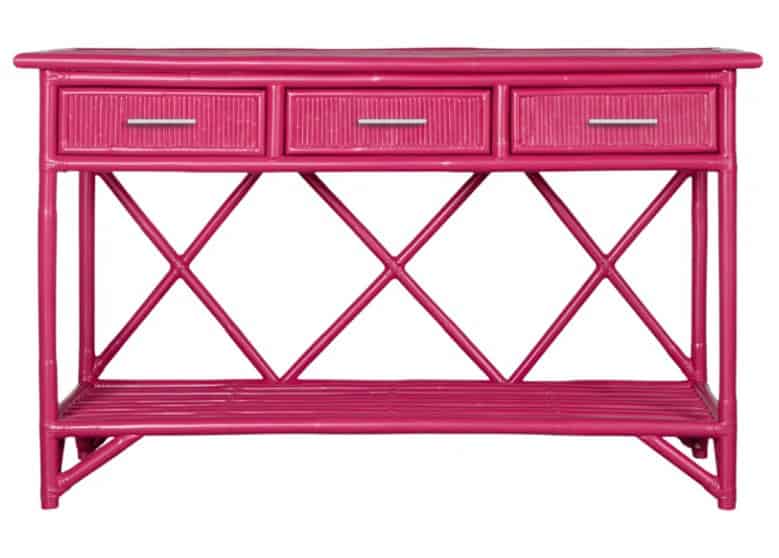 Rattan Wood Sideboard