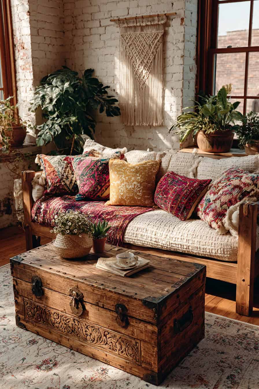 boho living room