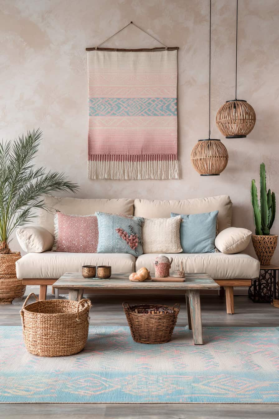 boho living room