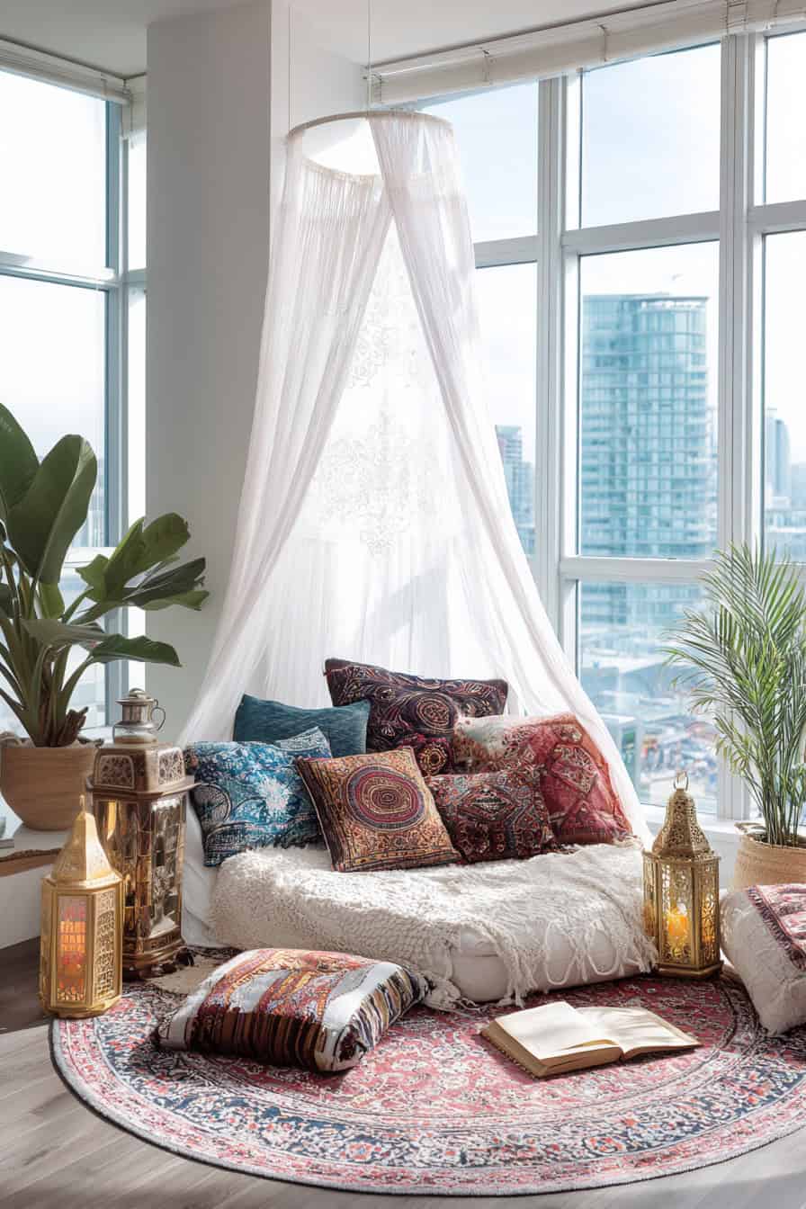 boho living room
