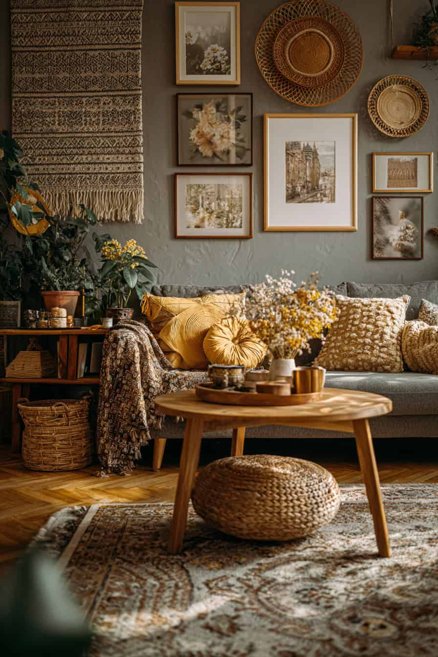 boho living room