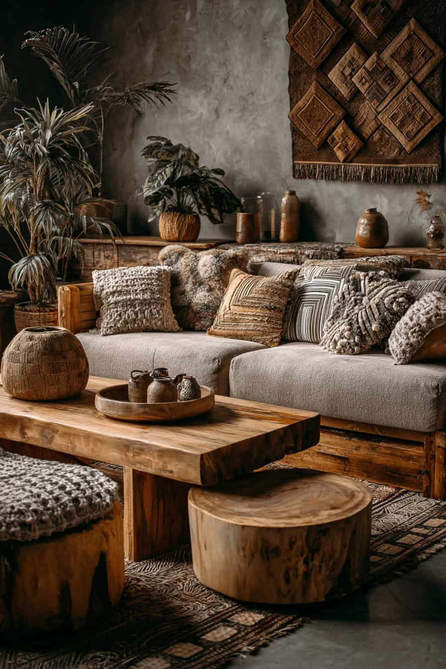 boho living room