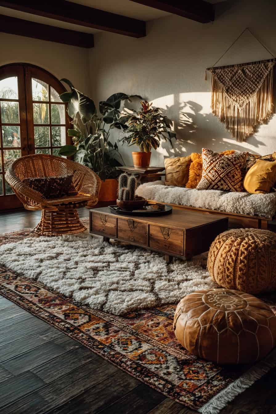 boho living room